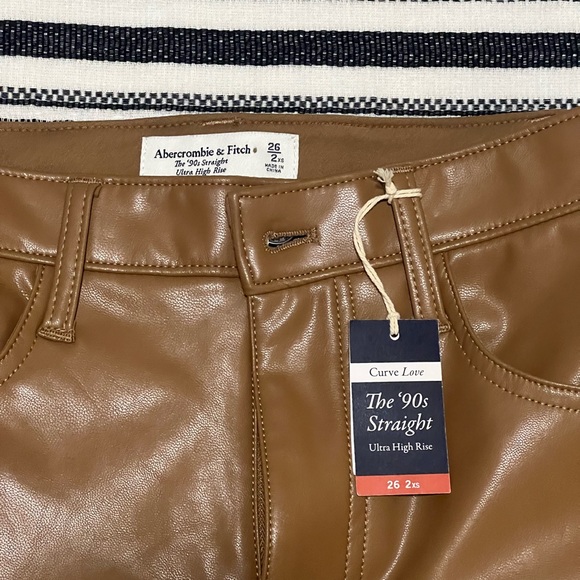 Abercrombie & Fitch 90s Straight Ultra High Rise Curve Pants - Picture 5 of 7